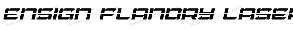 Ensign Flandry Laser Italic字体转换